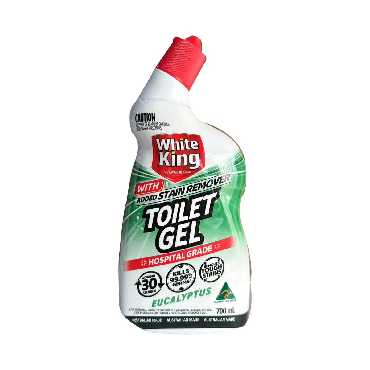 Toilet Gel Hospital Grade 700ml - White King