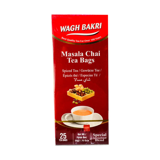 Wagh Bakri Masala Chai  Tea Bags 25 Bags