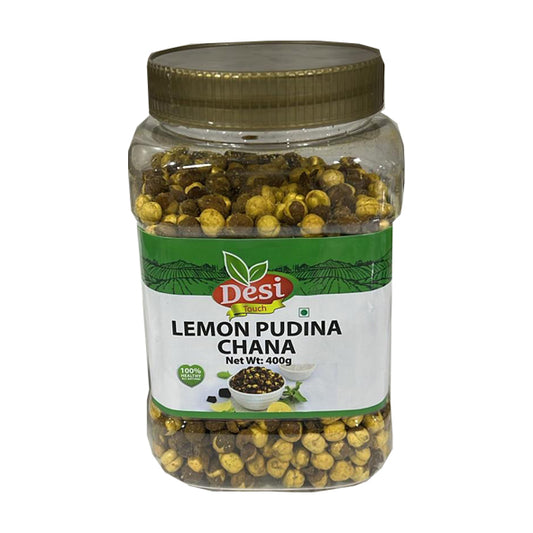Lemon Pudina Chana (Gram) With Skin 400g (Jar) - Desi Touch