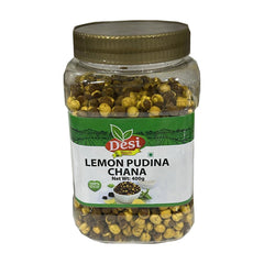 Lemon Pudina Chana (Gram) with Skin 400g (Jar) - Desi Touch