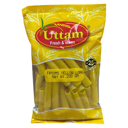 Fryums Yellow Long 200g - Uttam