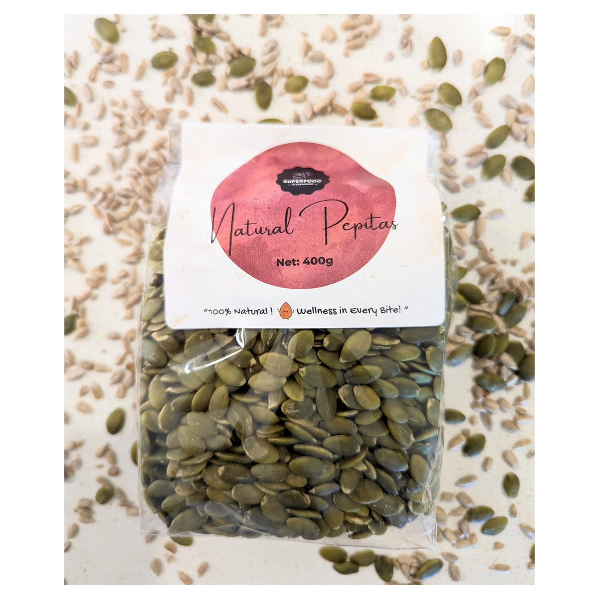 Natural Pepitas AA-Grade 100% Natural 400g - Super Food