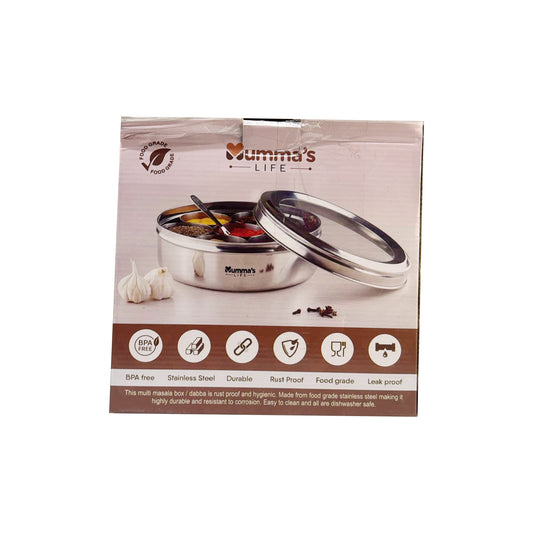 Stainless Mumm's Steel Masala Box  - Mumma's