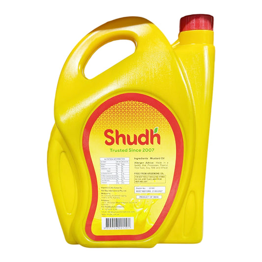 Mustard Oil Kachi Ghani 5L- Shudh