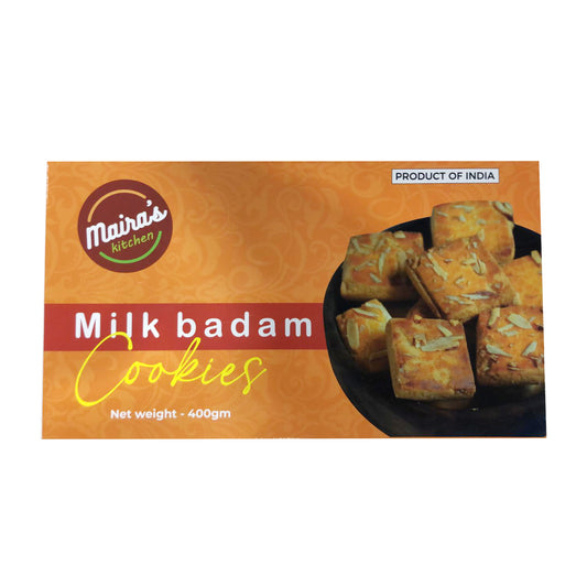 Milk Badam Cookies 400g - Maira's Kitchen