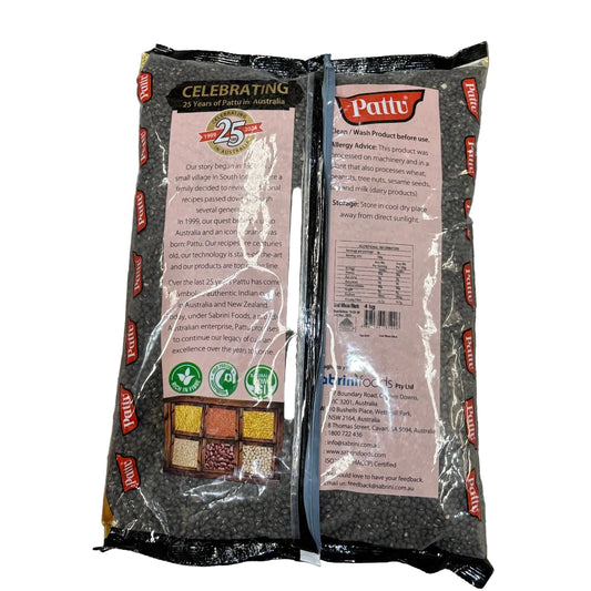 Urid Whole Black 4kg  Pattu