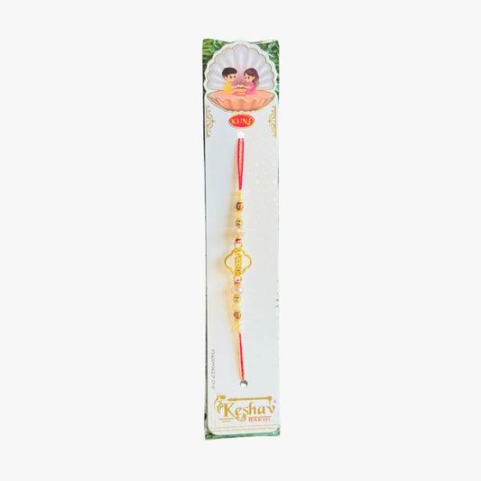 Veera Golden Stone Rakhi