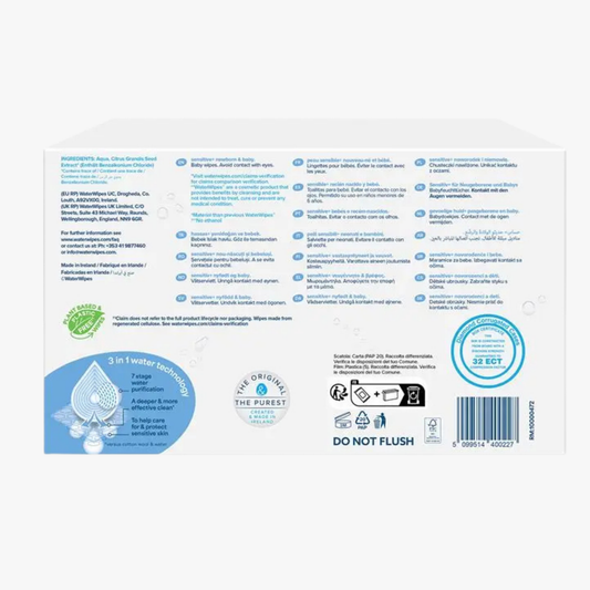 Baby & Newborn Sensitive Wipes 360 Wipes - Waterwipes
