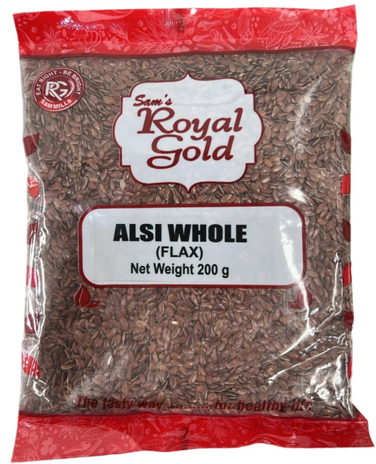 Alsi Whole (Flax) 200g - Sam's Royal Gold