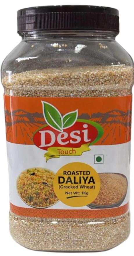 Roasted Dalia (Cracked wheat) 1kg - Desi Touch