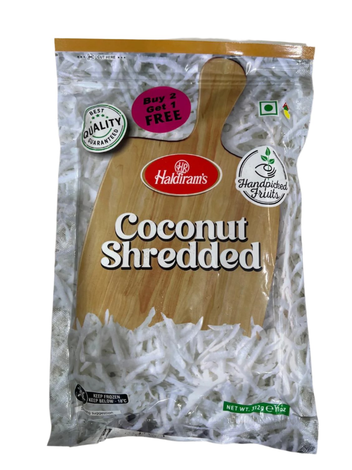 Shredded Coconut 312g - Haldiram's (Buy 2 Get 1 FREE)