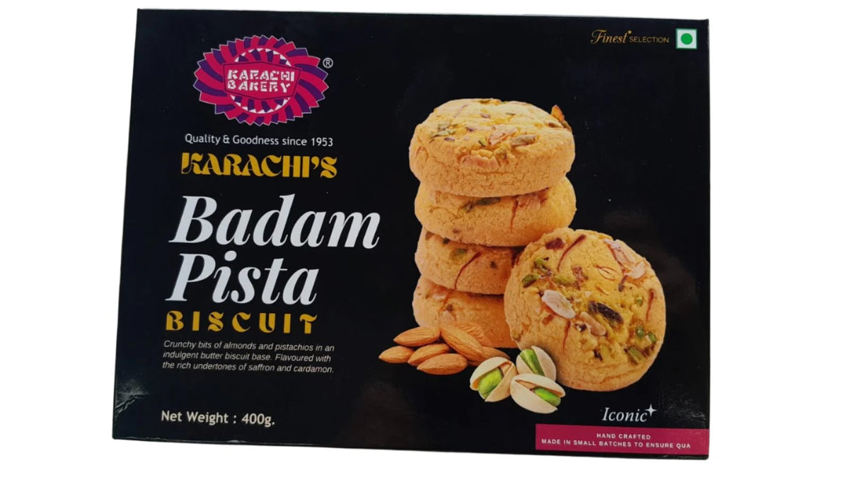 Badam Pista Biscuits  400g - Karachi