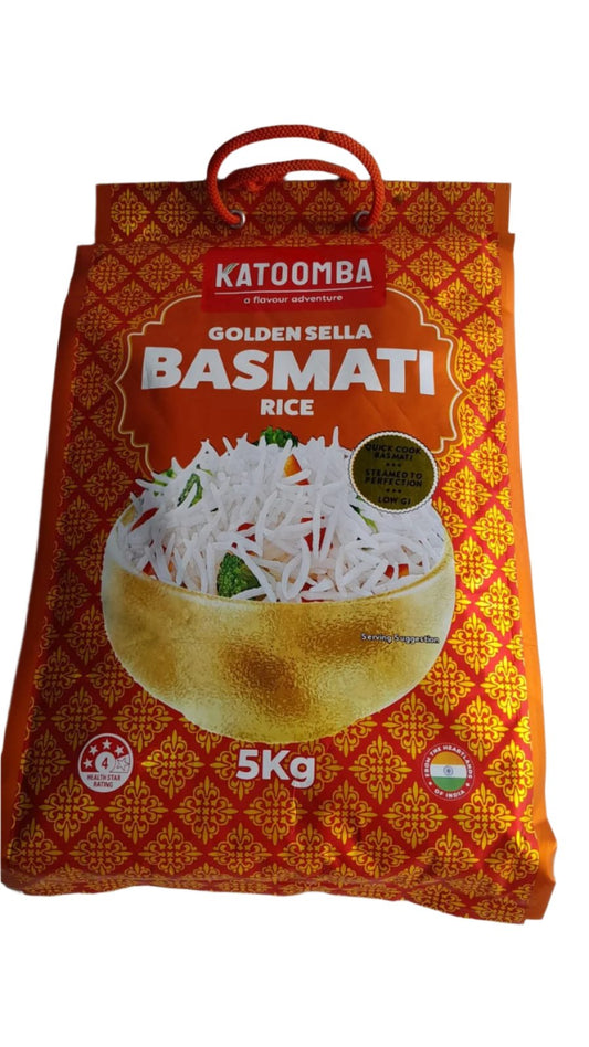 Golden Sella Rice 5Kg - Katoomba