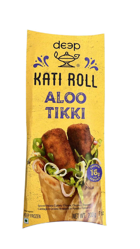 Aloo Tikki (Kati Roll frozen )200g - Deep