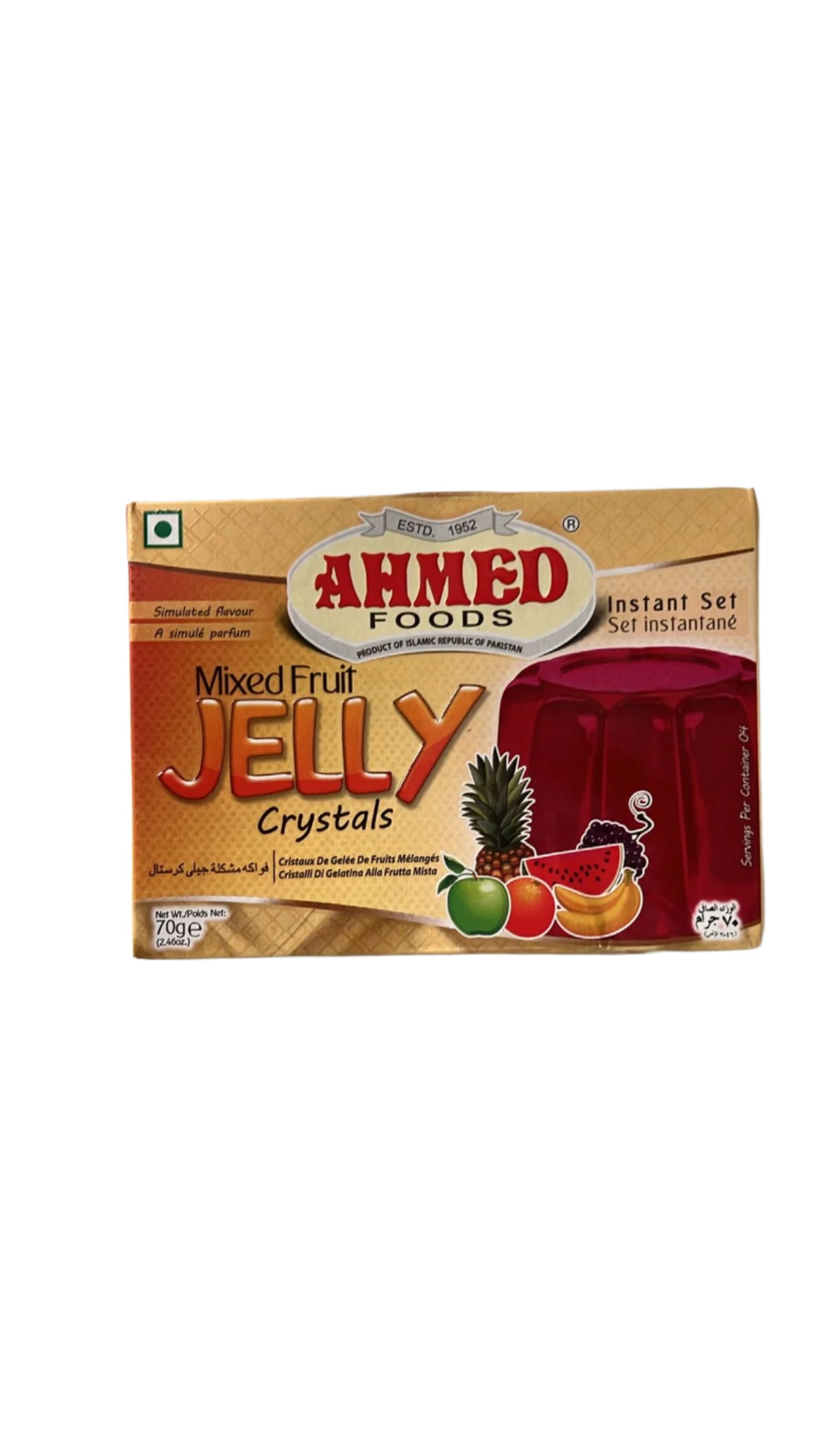 Mixed Fruit Jelly 70g-Ahmed