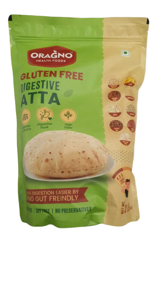 Gluten Free Digestive Atta 907g - Oragno