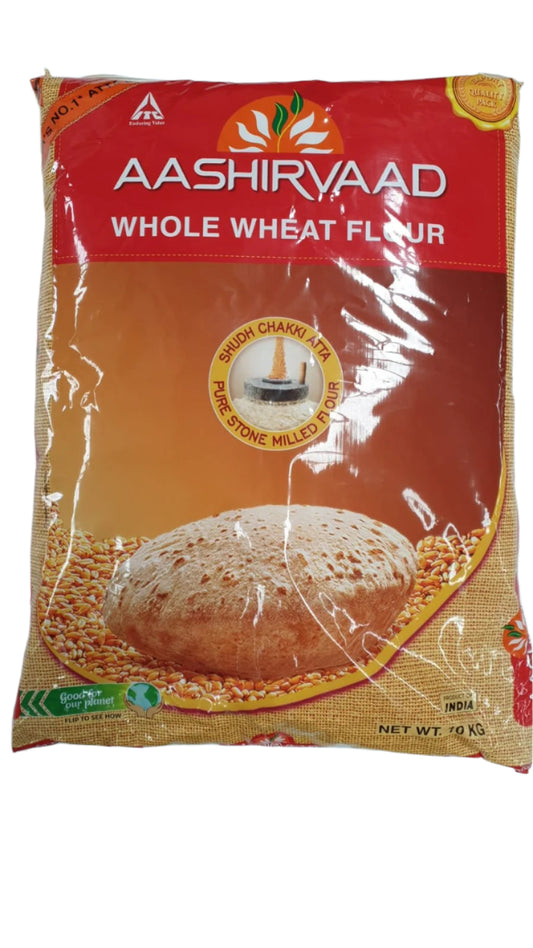 Aashirvaad Whole Wheat Atta 10kg