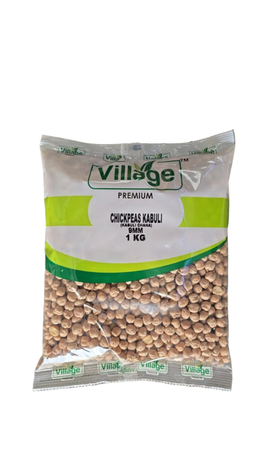 Chickpeas Kabuli (Kabuli Chana Premium 9mm)1kg - Village