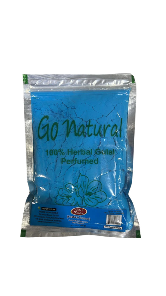 Holi Colors Herbal 100g Blue - Go Natural