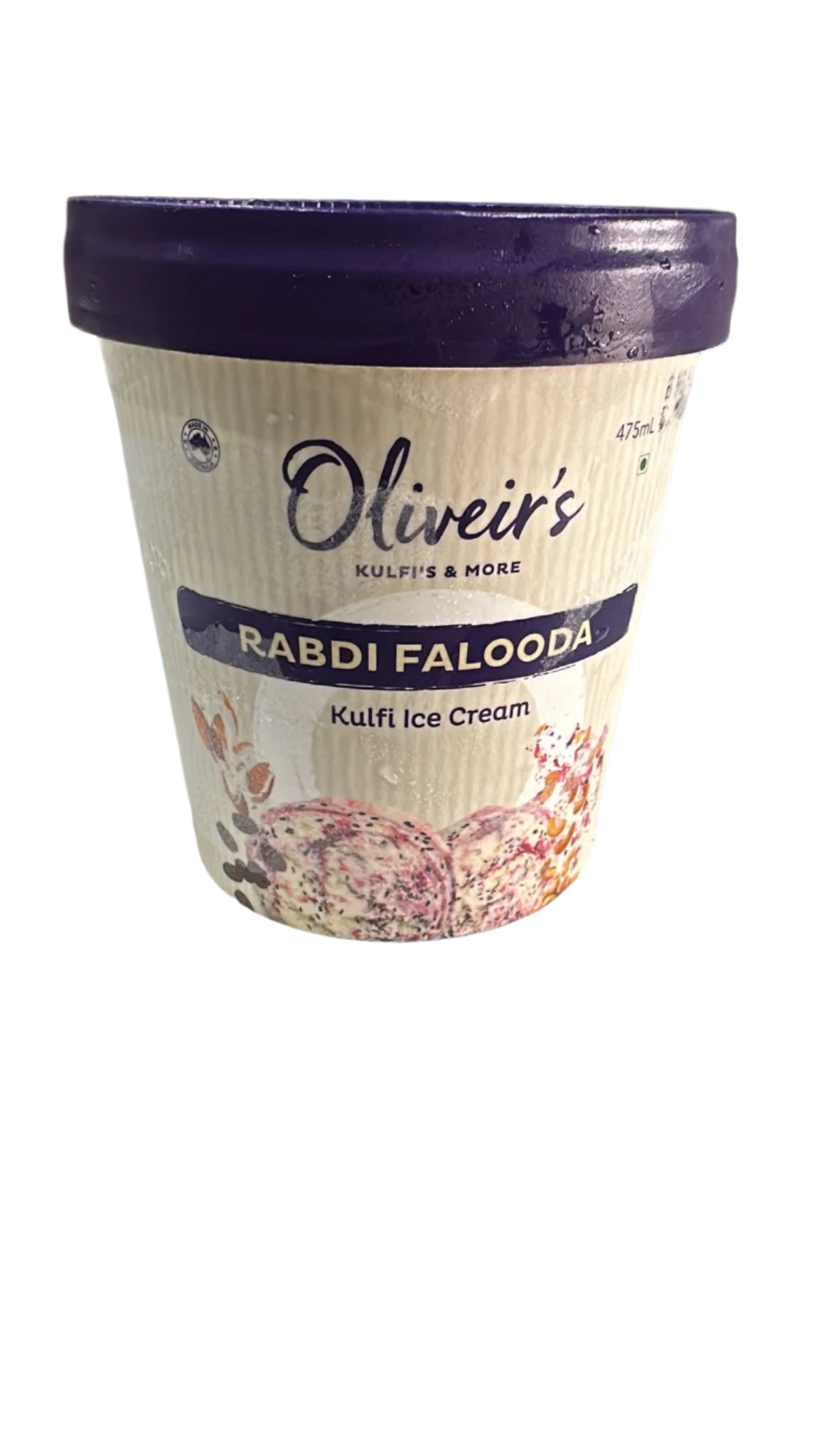 Rabri Falooda Kulfi Ice Cream 475ml - Oliveir's