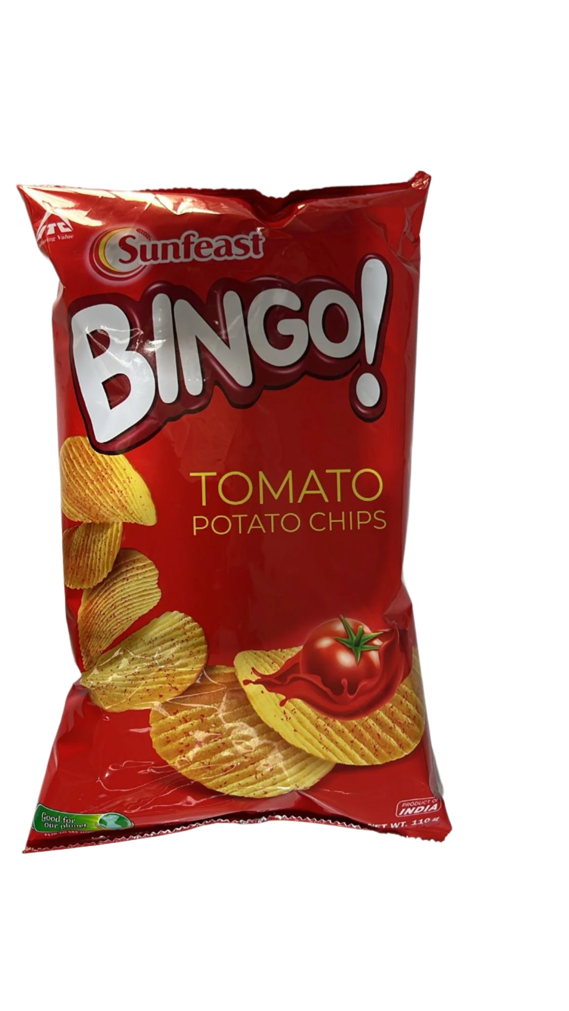 Bingo Tomato Potato Chips 110g- Sunfeast