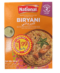 Biryani Masala 90g - National