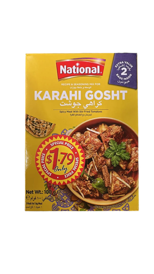 Karahi Gosht Masala 100g - National