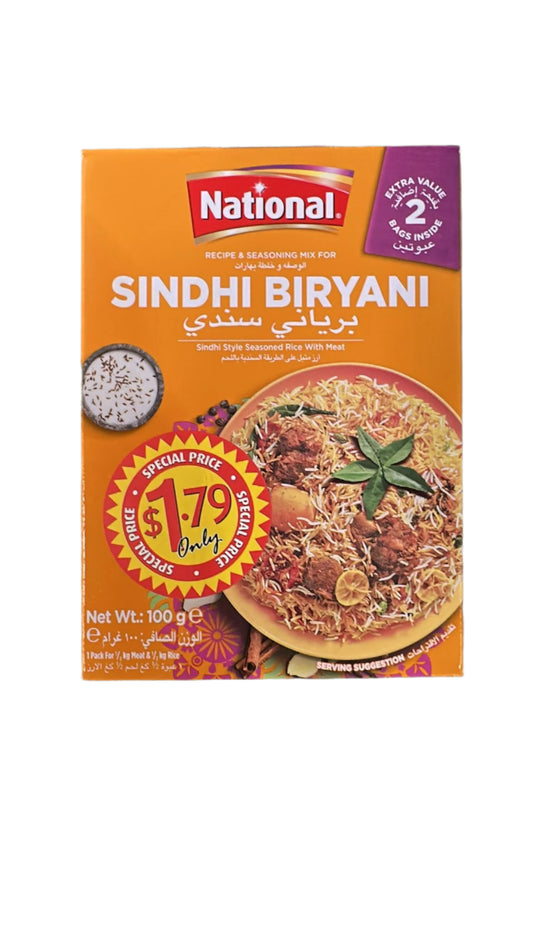 Sindhi Biryani Masala 100g - National