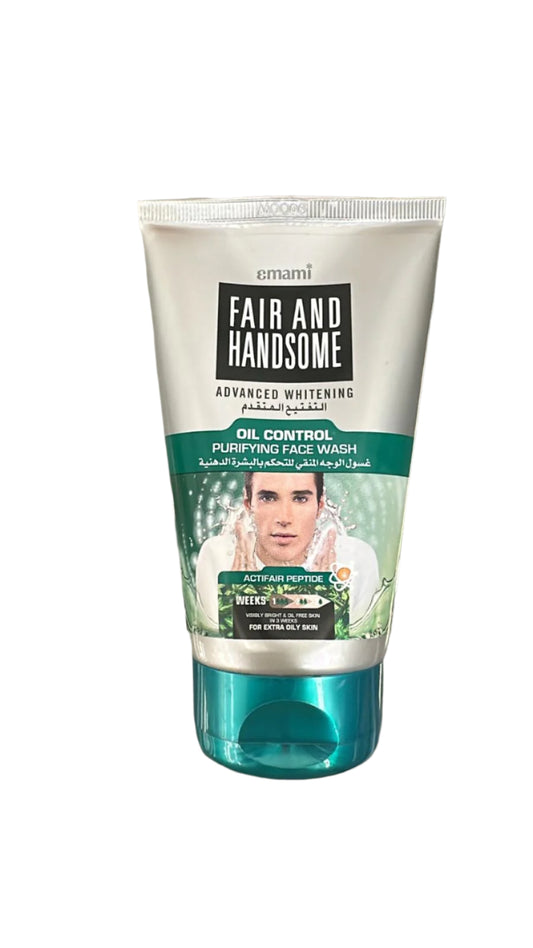 Fair And Handsome Advanced Whitening (Oil Control Purifying Face Wash)100g - Emami