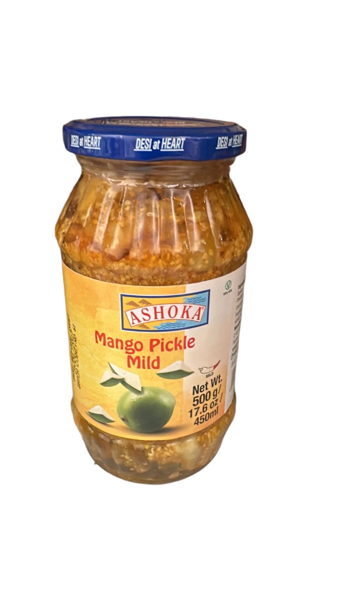 Mango Pickle (Mild) 500g - Ashoka