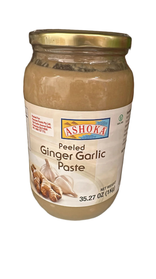 Ginger Garlic Paste (Peeled) 1Kg - Ashoka