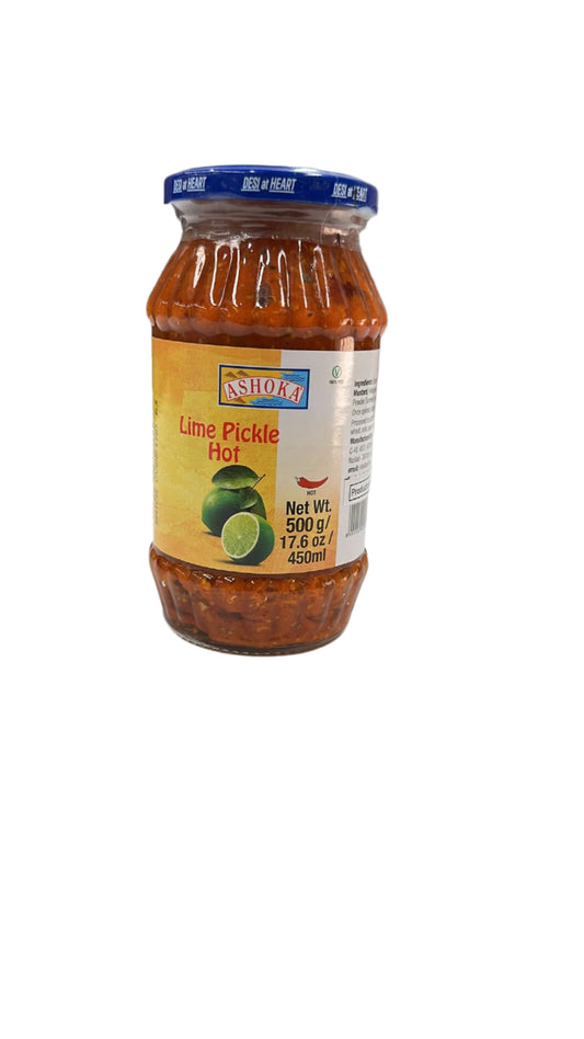 Lime Pickle Hot 500g- Ashoka