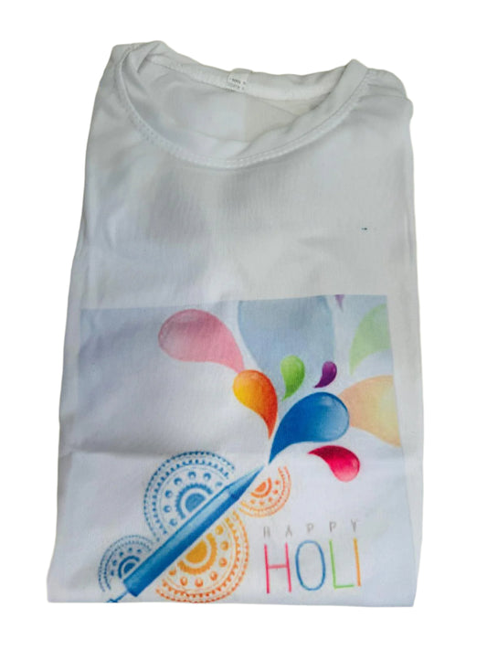 Holi T-Shirt Printed