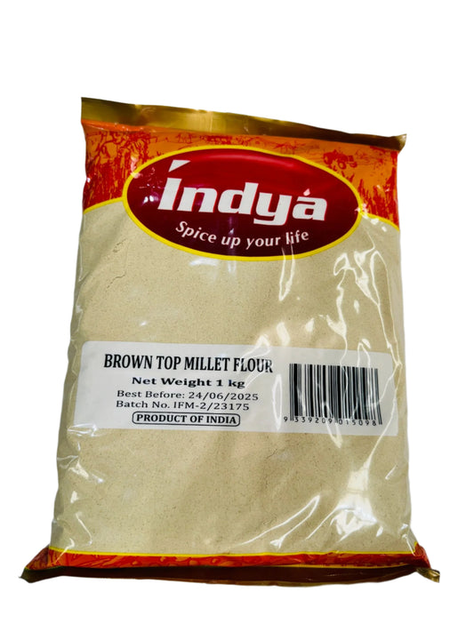 Brown Top Millet Flour 1kg - Indya