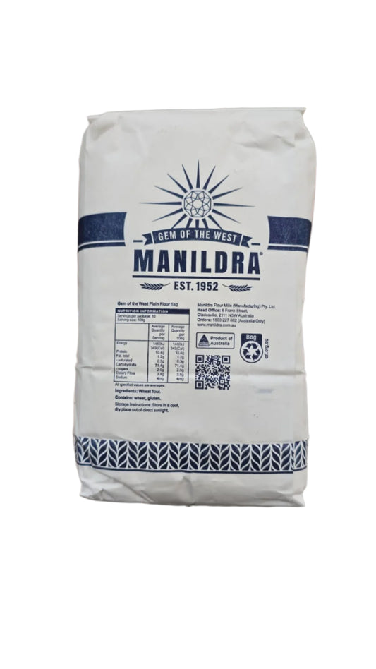 Plain Flour 1kg  - Manildra