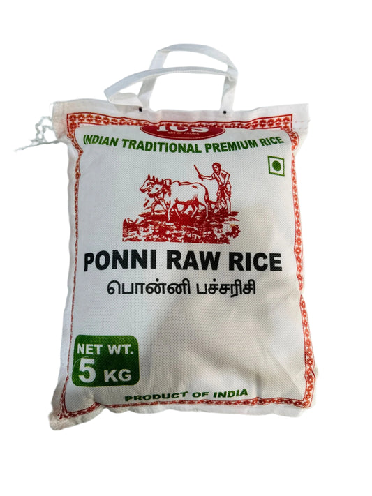 Ponni Raw Rice 5kg - ICS