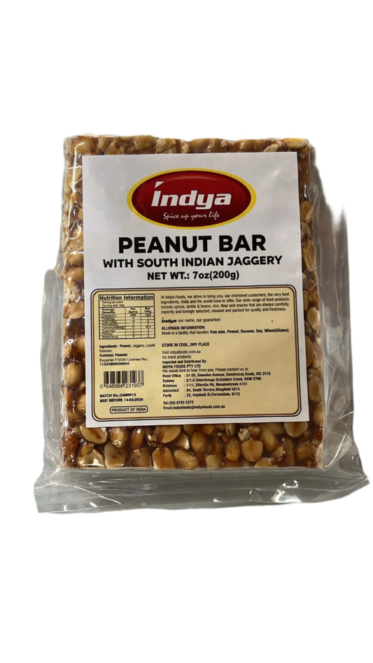 Peanut Bar (South Indian Jaggery) 200g - Indya