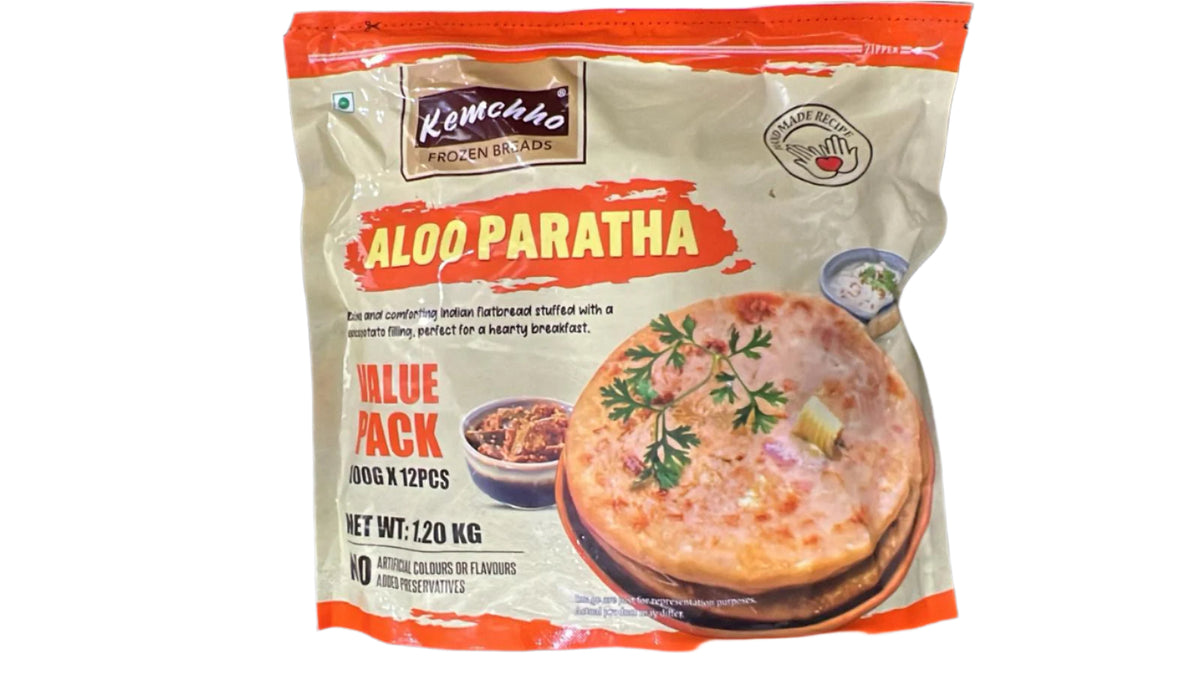 Aloo Paratha 12pcs (Frozen Breads ) 1.20kg - Kemchho