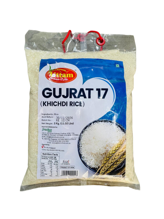 Gujrat 17 Khichdi Rice 5kg - Uttam