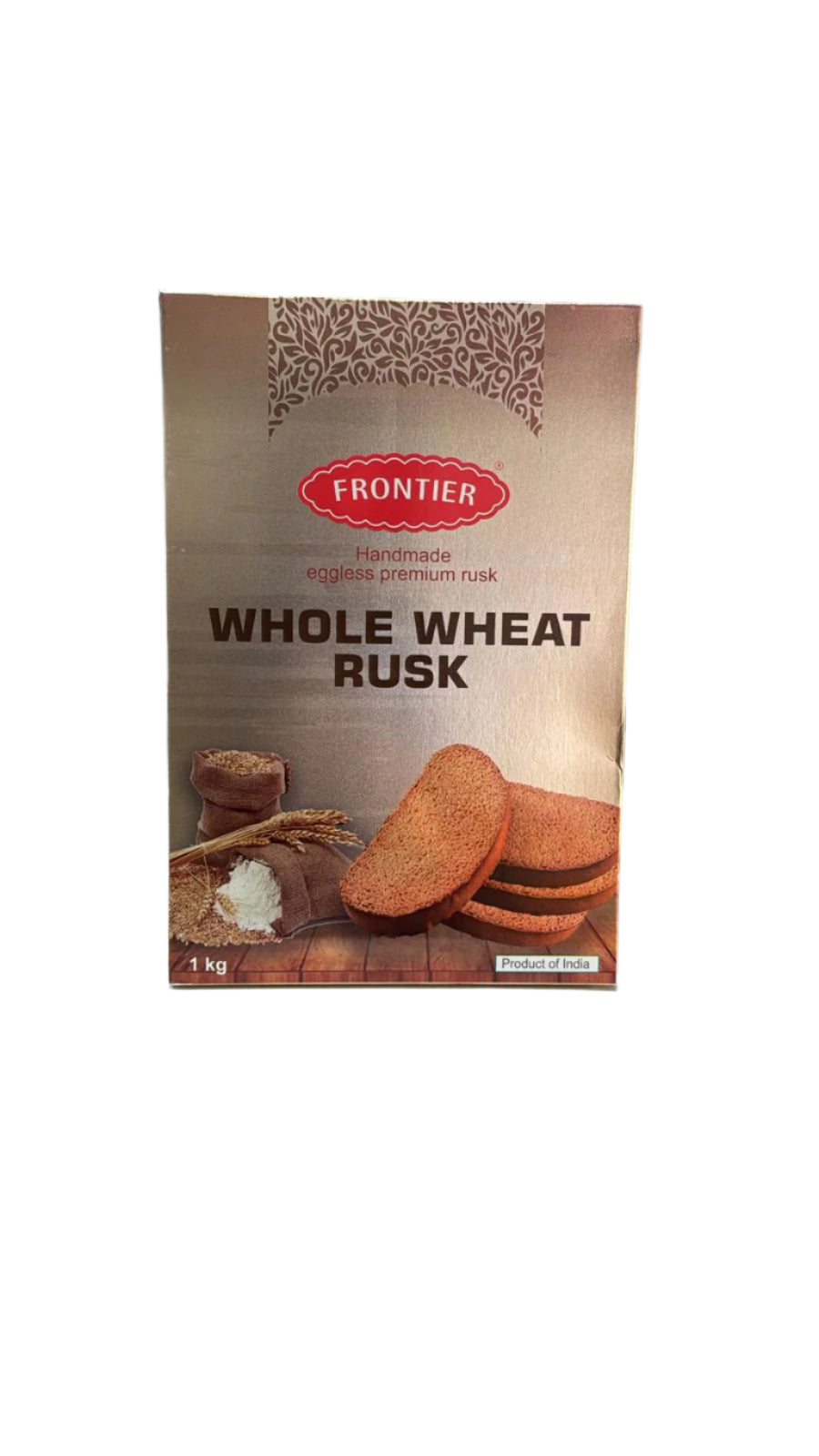 Whole Wheat Rusk (Eggless premium rusk) 1kg- Frontier