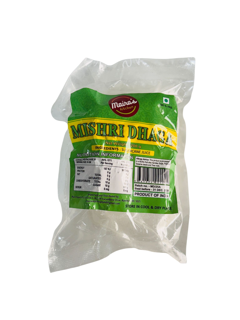 Mishri Dhaga 200g- Maira's Kitchen