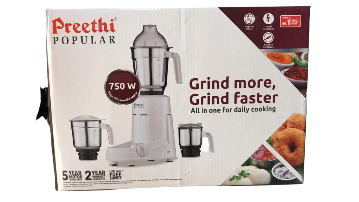 Preethi Popular (Grind more Grind Faster) 750w
