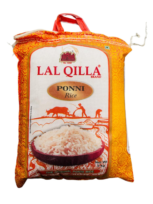 Ponni Raw Basmati Rice 5kg - Lal Qilla