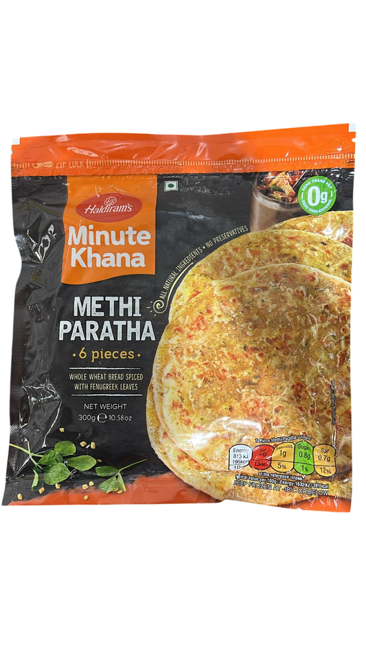 Methi Paratha 6pcs - Haldiram's