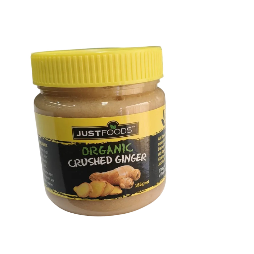 Organic Crushed Ginger  185g - Just Foods (Buy One - Get One Free)