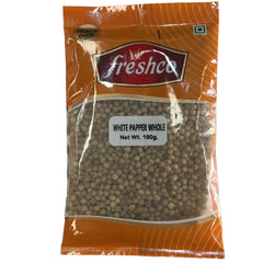 White Pepper Whole 100g - Freshco