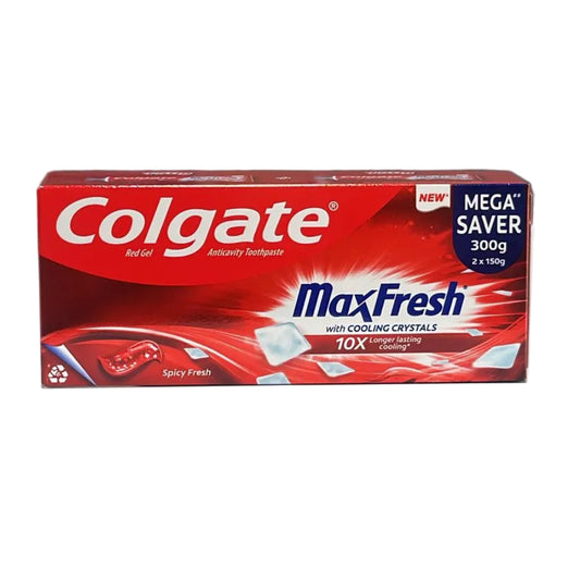 Colgate MaxFresh (Red) (150g +150g) 300g Mega Pack
