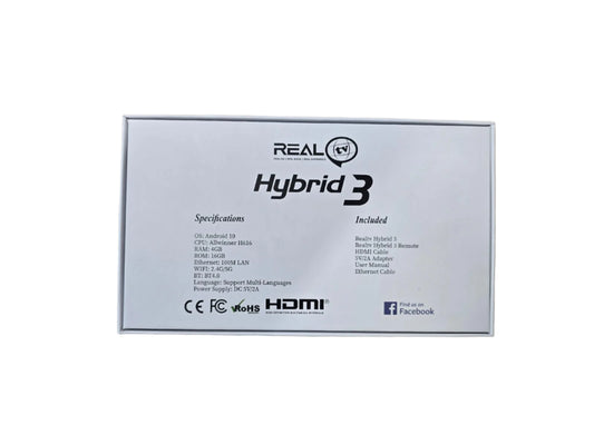 Real Tv Hybrid 3 8k Ultra HD - 2 Year Subscription