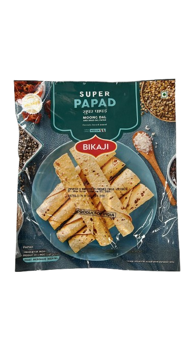 Super Papad 250g (Zero Sugar, Low Fat) - Bikaji