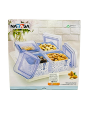 Romano  Dry Fruit 4 Portion Tray- Nayasa